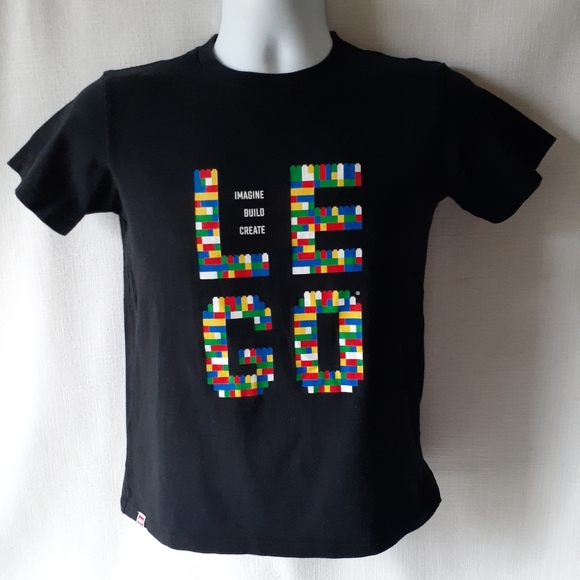 Legos boys black short sleeve graphic t-shirt size (11-12) - Picture 1 of 8